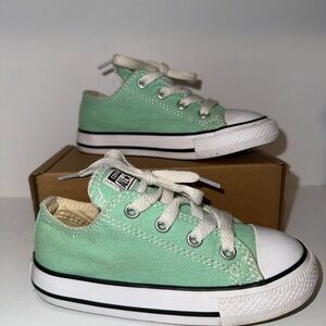 Mint Green Light Teal Toddler Converse